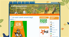 Desktop Screenshot of camminalento.com